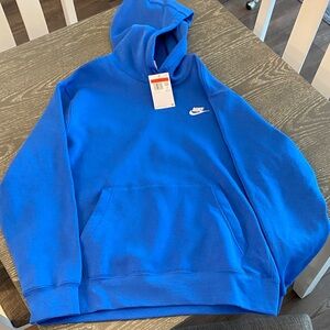 Nike Men's Vibrant Blue Hoodie